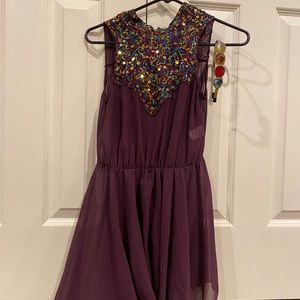 Dance Costume Dress with Leotard